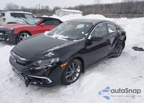 2021 Honda Civic Ex z USA, uszkodzony, nr VIN 19XFC1F34ME007510